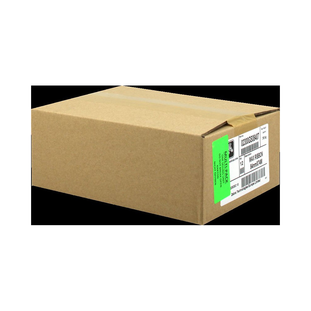 Zebra 02300GS08407 nastro a trasferimento termico nero