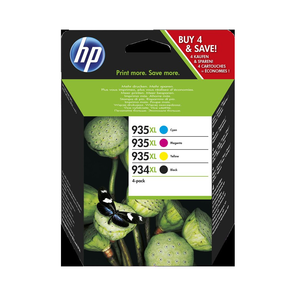HP 934XL+935XL Multipack nero / ciano / magenta / giallo (X4E14AE MCVP)