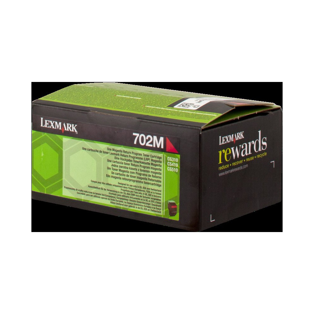Lexmark 702M magenta toner (70C20M0)