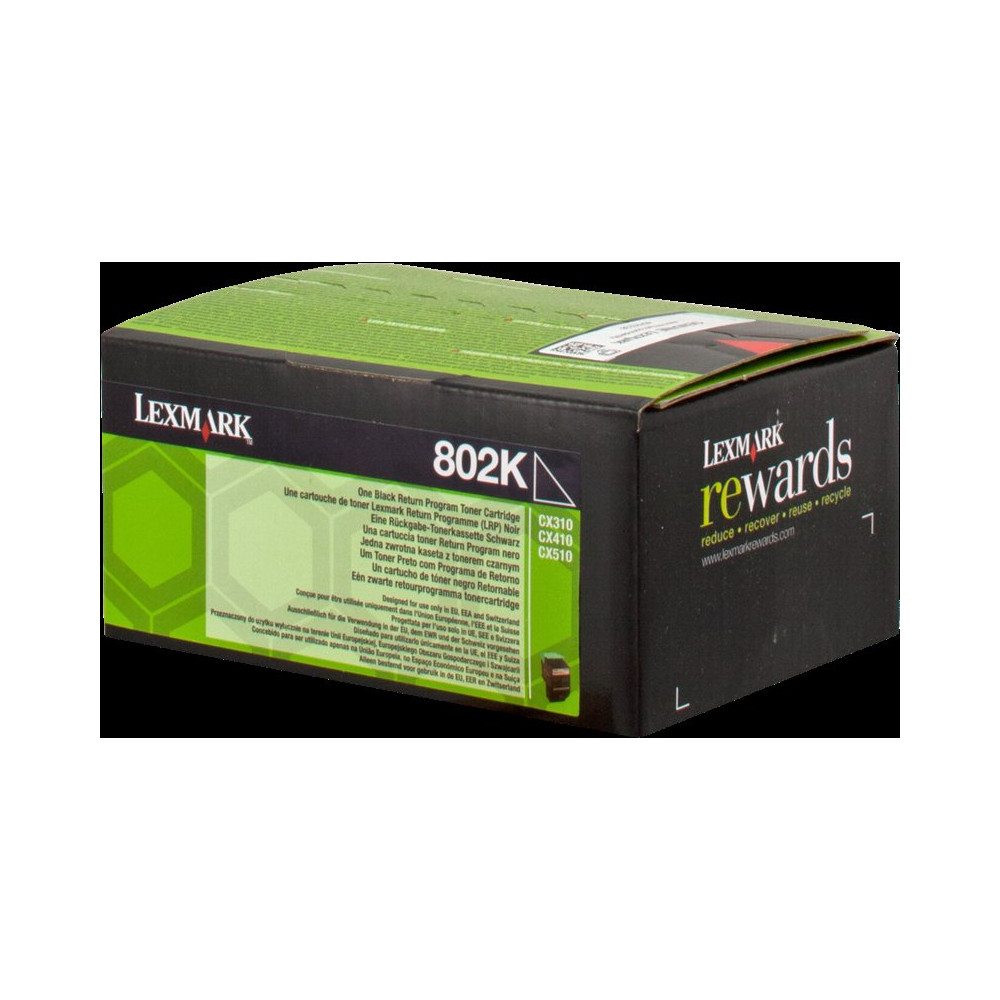 Lexmark 802K nero toner (80C20K0)