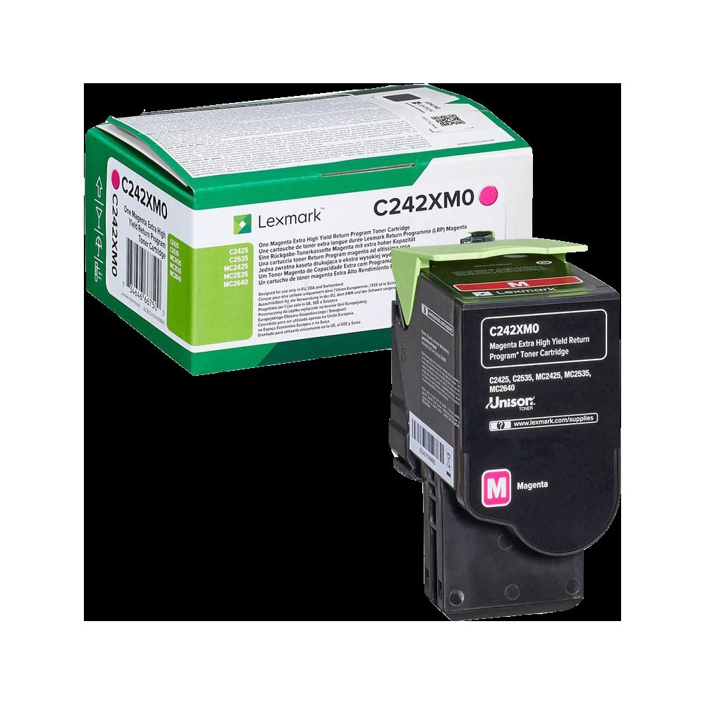Lexmark C242XM0 magenta toner (C/MC2425/2535)