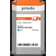 compatibile con Brother BTD180C ciano  Prindo Classic ciano Cartuccia d'inchiostro