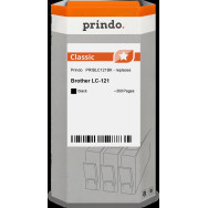 compatibile con Brother LC121BK nero  Prindo Classic nero Cartuccia d'inchiostro