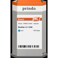 compatibile con Brother LC1240C ciano  Prindo Basic ciano Cartuccia d'inchiostro