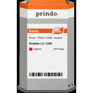 compatibile con Brother LC1240M magenta  Prindo Basic magenta Cartuccia d'inchiostro