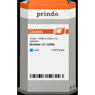 compatibile con Brother LC125XLC ciano  Prindo Classic XL ciano Cartuccia d'inchiostro