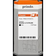 compatibile con Brother LC127XLBK nero  Prindo Classic XL nero Cartuccia d'inchiostro