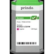 compatibile con Brother LC221M magenta  Prindo Green magenta Cartuccia d'inchiostro