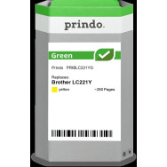 compatibile con Brother LC221Y giallo  Prindo Green giallo Cartuccia d'inchiostro
