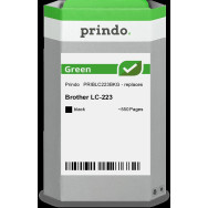 compatibile con Brother LC223BK nero  Prindo Green nero Cartuccia d'inchiostro