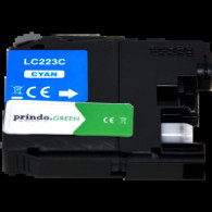 compatibile con Brother LC223C ciano  Prindo Green ciano Cartuccia d'inchiostro