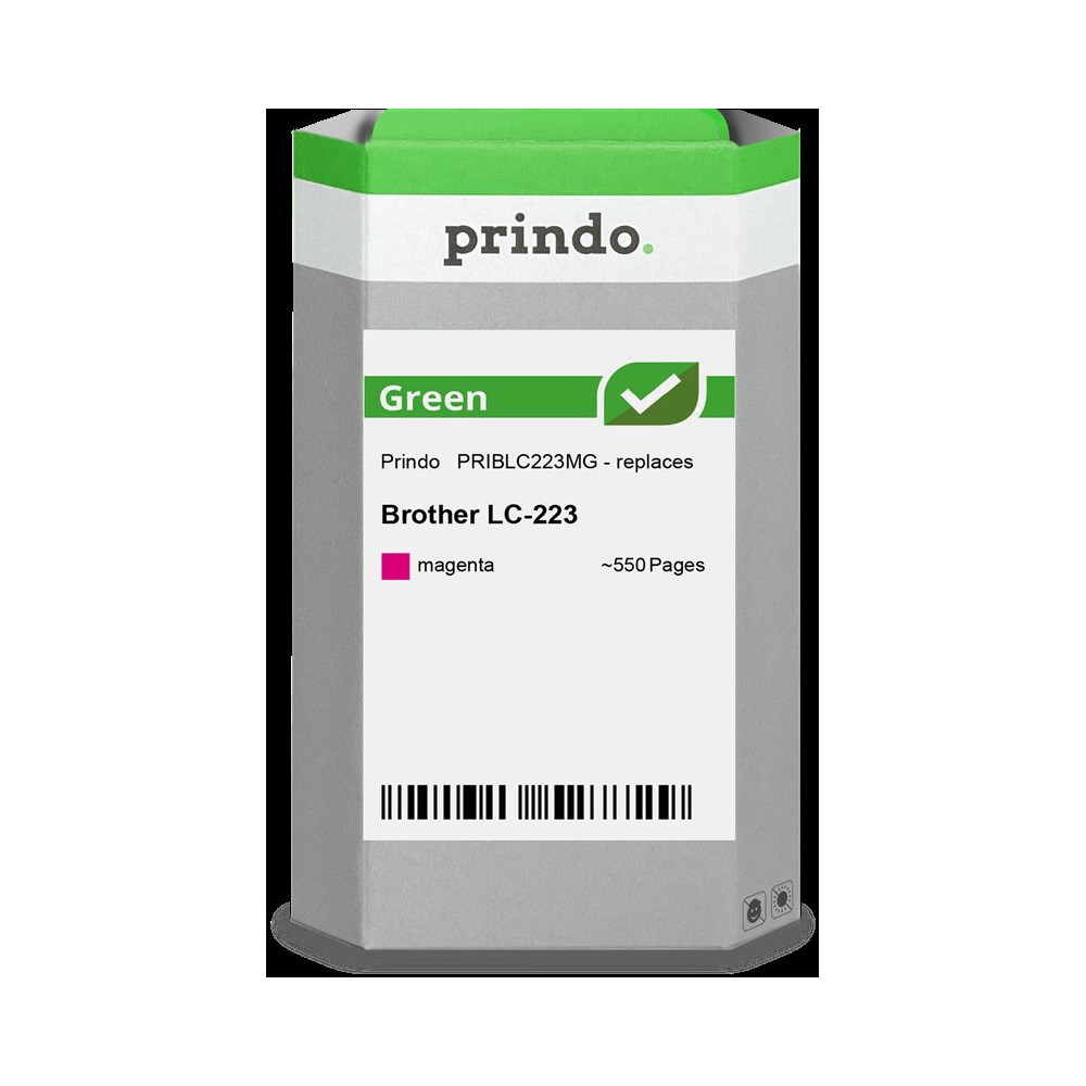compatibile con Brother LC223M magenta  Prindo Green magenta Cartuccia d'inchiostro