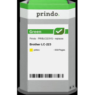 compatibile con Brother LC223Y giallo  Prindo Green giallo Cartuccia d'inchiostro