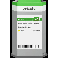 compatibile con Brother LC223Y giallo  Prindo Green giallo Cartuccia d'inchiostro