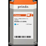 compatibile con Brother LC225XLC ciano  Prindo Classic XL ciano Cartuccia d'inchiostro