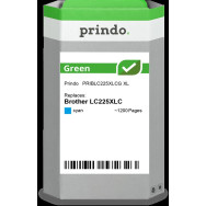 compatibile con Brother LC225XLC ciano  Prindo Green XL ciano Cartuccia d'inchiostro