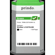 compatibile con Brother LC227XLBK nero  Prindo Green XL nero Cartuccia d'inchiostro