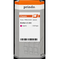 compatibile con Brother LC22UM magenta  Prindo Classic magenta Cartuccia d'inchiostro