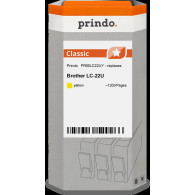 compatibile con Brother LC22UY giallo  Prindo Classic giallo Cartuccia d'inchiostro