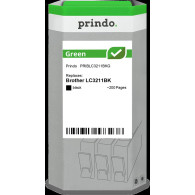 compatibile con Brother LC3211BK nero  Prindo Green nero Cartuccia d'inchiostro