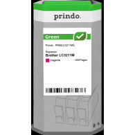 compatibile con Brother LC3211M magenta  Prindo Green magenta Cartuccia d'inchiostro
