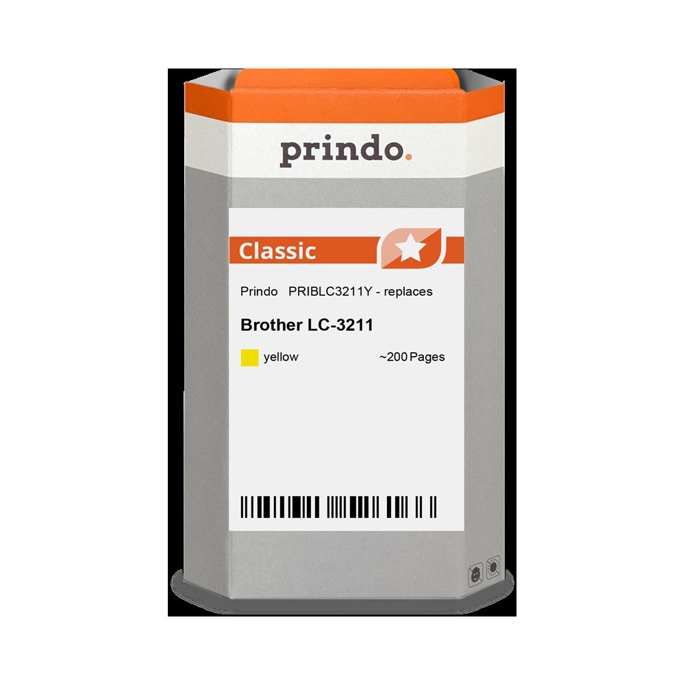 compatibile con Brother LC3211Y giallo  Prindo Classic giallo Cartuccia d'inchiostro
