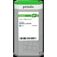 compatibile con Brother LC3213C ciano  Prindo Green XL ciano Cartuccia d'inchiostro