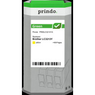 compatibile con Brother LC3213Y giallo  Prindo Green XL giallo Cartuccia d'inchiostro