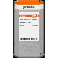 compatibile con Brother LC3217C ciano  Prindo Classic ciano Cartuccia d'inchiostro