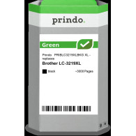 compatibile con Brother LC3219XLBK nero  Prindo Green XL nero Cartuccia d'inchiostro