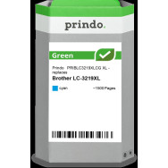 compatibile con Brother LC3219XLC ciano  Prindo Green XL ciano Cartuccia d'inchiostro