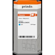 compatibile con Brother LC421C ciano  Prindo Classic ciano Cartuccia d'inchiostro