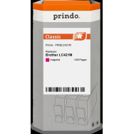 compatibile con Brother LC421M magenta  Prindo Classic magenta Cartuccia d'inchiostro