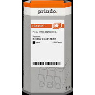 compatibile con Brother LC421XLBK nero  Prindo Classic XL nero Cartuccia d'inchiostro