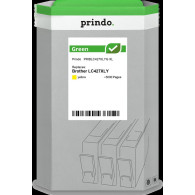 compatibile con Brother LC427XLY giallo  Prindo Green XL giallo Cartuccia d'inchiostro
