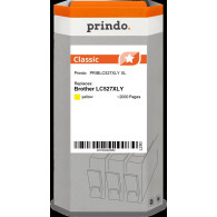 compatibile con Brother LC527XLY giallo  Prindo Classic XL giallo Cartuccia d'inchiostro