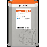 compatibile con Brother LC528C ciano  Prindo Classic ciano Cartuccia d'inchiostro