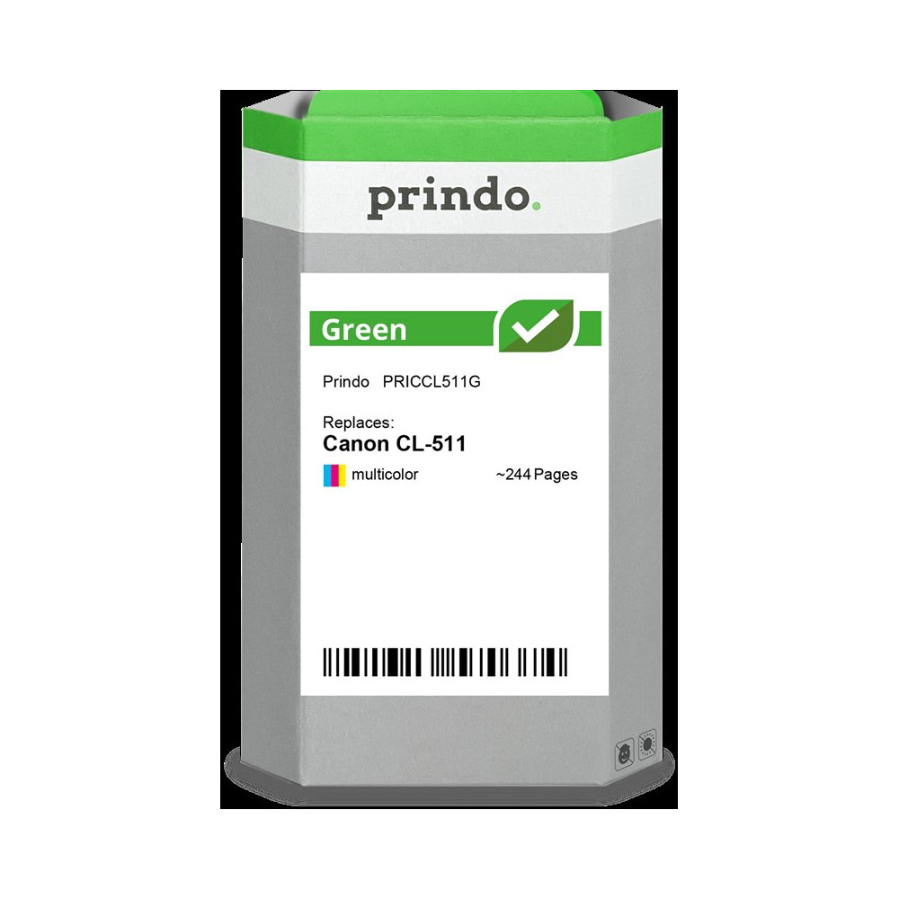 compatibile con Canon CL-511 differenti colori (2972B001)  Prindo Green differenti colori Cartuccia d'inchiostro