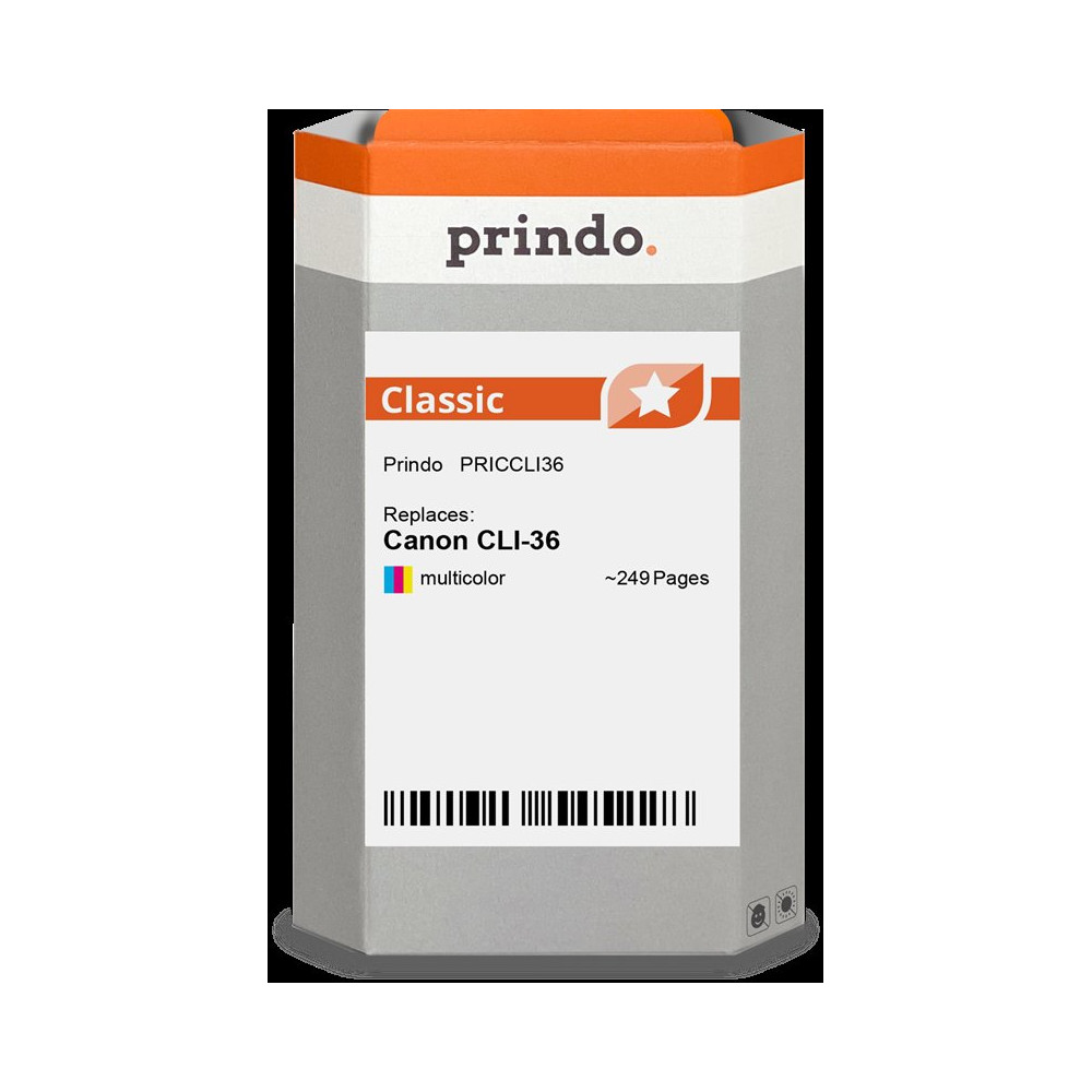 compatibile con Canon CLI-36 differenti colori (1511B001)  Prindo Classic differenti colori Cartuccia d'inchiostro