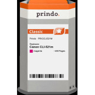 compatibile con Canon CLI-521m magenta (2935B001)  Prindo Classic magenta Cartuccia d'inchiostro