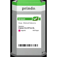 compatibile con Canon CLI-571m XL magenta (0333C001)  Prindo Green XL magenta Cartuccia d'inchiostro