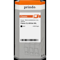 compatibile con Canon CLI-581bk XXL nero (1998C001)  Prindo Classic XXL nero Cartuccia d'inchiostro