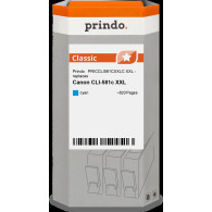 compatibile con Canon CLI-581c XXL ciano (1995C001)  Prindo Classic XXL ciano Cartuccia d'inchiostro