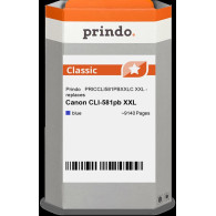 compatibile con Canon CLI-581pb XXL Blu (1999C001)  Prindo Classic XXL Blu Cartuccia d'inchiostro