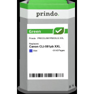 compatibile con Canon CLI-581pb XXL Blu (1999C001)  Prindo Green XXL Blu Cartuccia d'inchiostro
