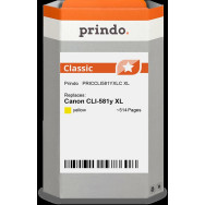 compatibile con Canon CLI-581y XL giallo (2051C001)  Prindo Classic XL giallo Cartuccia d'inchiostro