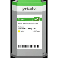 compatibile con Canon CLI-581y XXL giallo (1997C001)  Prindo Green XXL giallo Cartuccia d'inchiostro