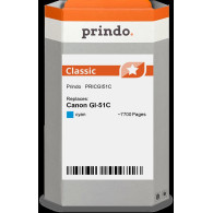 compatibile con Canon GI-51C ciano (4546C001)  Prindo Classic ciano Cartuccia d'inchiostro