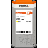 compatibile con Canon GI-53y giallo (4690C001)  Prindo Classic giallo Cartuccia d'inchiostro