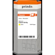 compatibile con Canon GI-53y giallo (4690C001)  Prindo Classic giallo Cartuccia d'inchiostro